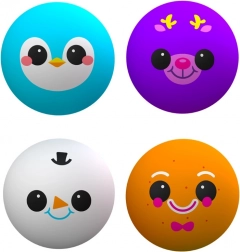 sada mačkacích míčků Squishmas Squishkins