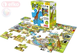 EFKO Baby Puzzle BIG v zoo – velké dílky 24 dílků - 1 kus