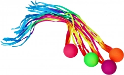 Hračka s míčkem a stužkou pro děti - 1 ks