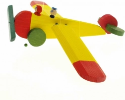 Dřevěná závěsná dekorace Letadlo pro dětský pokoj