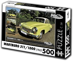 Retro-auta puzzle wartburg 311 (1963) – 500 dílků