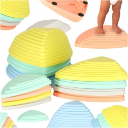 Pastelové kameny pro balanční a smyslový trénink pro děti