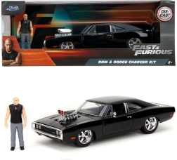 Kovový model dodge charger r/t 1970 1:24 s figurkou z rychle a zběsile – Jada Toys