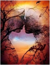 Diamantové malování Dávná láska 30x40 cm