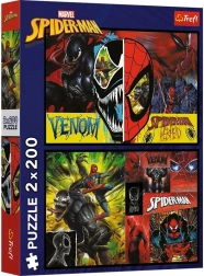 Puzzle 2×200 – den a noc SPIDER-MAN