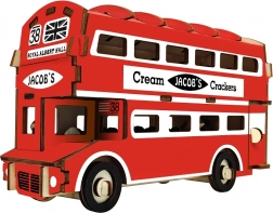 Dřevěné 3D puzzle Doubledecker