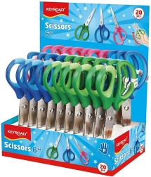 Školní nůžky KEYROAD Soft 15 cm, assort - 1 kus