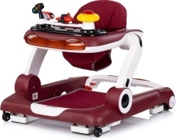 Chipolino interaktivní chodítko Little Explorer 4v1, červené