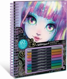 nebulous stars omalovánky s černými stránkami isadora