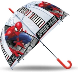Dětský automatický průhledný deštník SPIDERMAN 48 cm