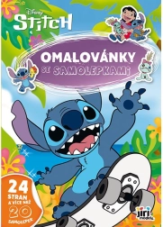 omalovánka A4 se samolepkami LILO & STITCH