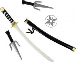 Ninja sada s dýkami a vrhací hvězdicí