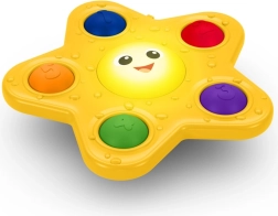 Baby Einstein aktivní hračka s přísavkou Pop & Glow Starfish pro miminka 6m+
