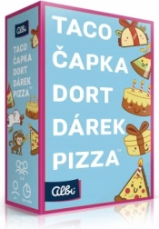 Taco, Čapka, Dort, Dárek, Pizza - Bláznivá Postřehová Karetní Hra