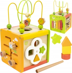 dřevěná aktivní kostka 5v1 Viga