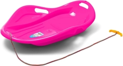 Dětský sáňkovací kluzák Mušle BABY MIX Premium Komfort 80 cm růžový