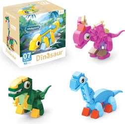 Stavebnice dinosaurus 10 v 1 - 1 kus