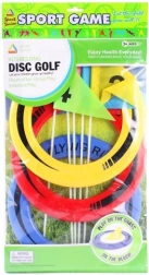 Létající kroužky – házecí hra s hokejkami a barevnými vlajkami