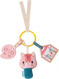 Lilliputiens - Safari kroužek s aktivitami a zrcátkem Kočička Jeanne