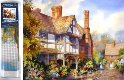 Norimpex diamantové malování Venkovská vila 30x40 cm