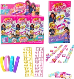 DIY sada náramků se zvířecími přívěsky – 4 nastavitelné náramky