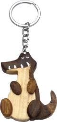 Dřevěná klíčenka Krokodýl