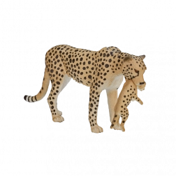 Mojo gepard s mládětem – realistická figurka pro děti i sběratele