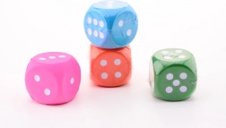Pěnové hrací kostky střední