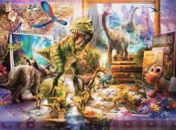 Puzzle RAVENSBURGER Dinosauři ožívají XXL 100 dílků