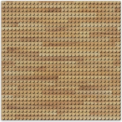 Designová podložka na stavění - dřevo 25,5 x 25,5 cm