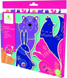 Scratch Art lesní zvířátka