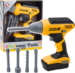 Interaktivní Aku Vrtačka s LED Světlem a Vyměnitelnými Bity