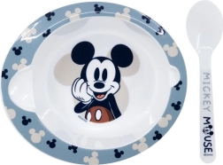 Dětská jídelní sada s Mickey Mouse