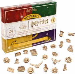 Ugears 3D dřevěné mechanické puzzle Harry Potter Adventní kalendář
