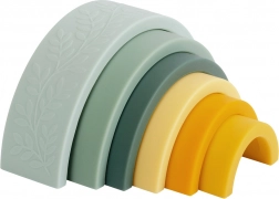 A Little Lovely Company montessori stohovací duha – Zelená