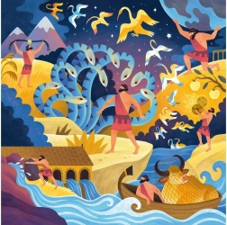 Puzzle 12 Héraklových úkolů 64 dílků RAVENSBURGER