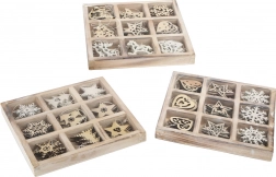 Sada dřevěných vánočních ozdob Small Foot