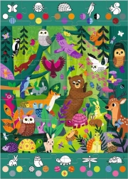 DJECO vyhledávací puzzle Les 54 dílků