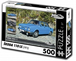 RETRO-AUTA Puzzle Škoda 110 LS 500 dílků