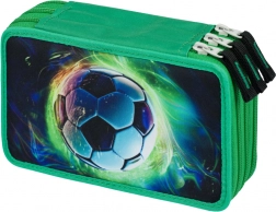Školní penál třípatrový Fotbal Míč