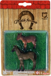 Zvířata na farmě 2 v 1 – kůň a osel