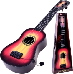 Dětská kytara s kovovými strunami a trsátkem – In0095