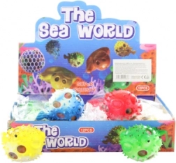 Antistresový mačkací míček čtverzubec