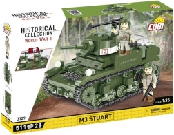 Stavebnice tanku M3 Stuart – 511 dílků