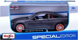 Kovový model BMW M4 GTS 1:24 šedý