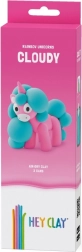 Masa plastická Hey Clay Jednorožci 3 balení, Cloudy