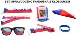 Fandicí set Česká republika s kloboukem