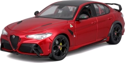 kovový model auta 1:18 BBURAGO alfa romeo giulia gta červená metalíza