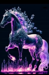 Diamantové malování Duch koně 30x40cm