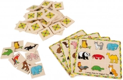 Bigjigs Toys dřevěné zvířecí loto